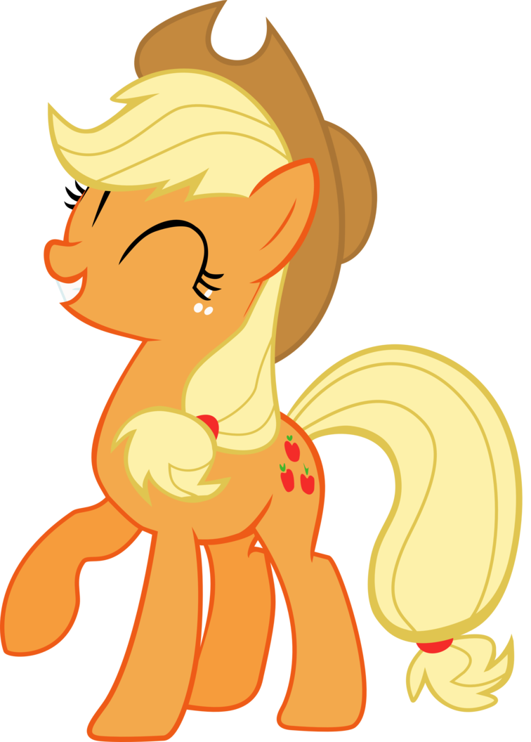 Applejack Apple Drawing