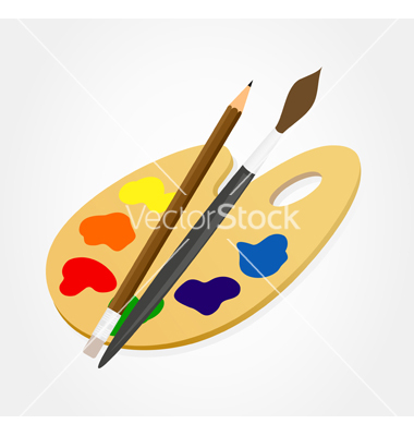 Artist Palette Vector