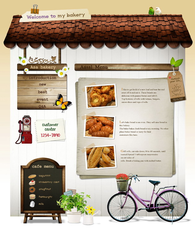 Bakery Menu Design Templates