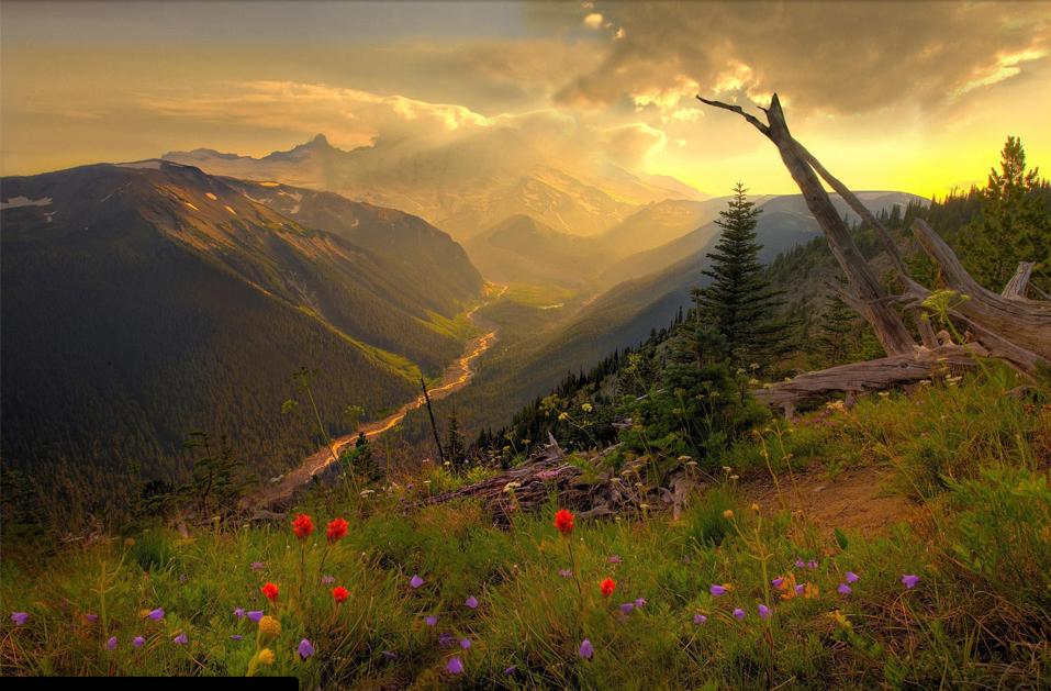 Beautiful Mountain Scenery Beautiful Mountain Scenery