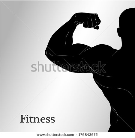 Bicep Arm Muscle Cartoon