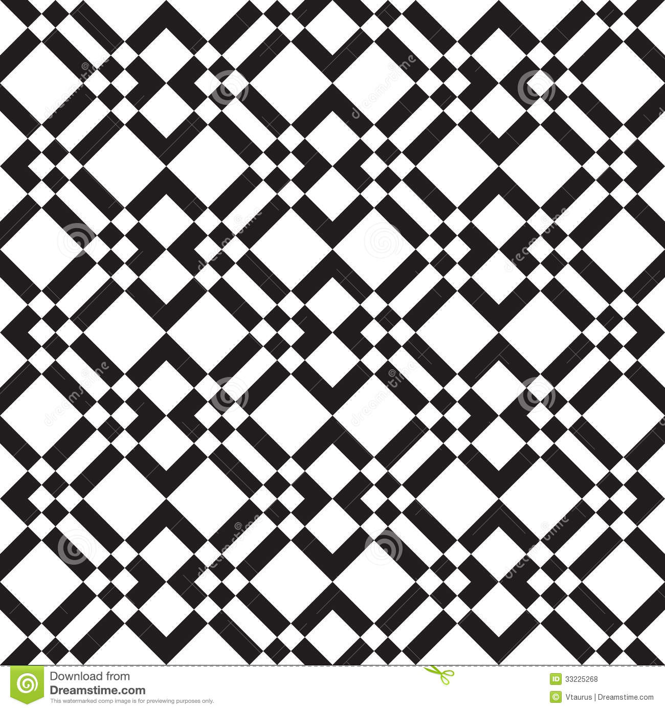 Black and White Pattern Carpet