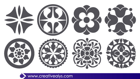 Black and White Vector Designs