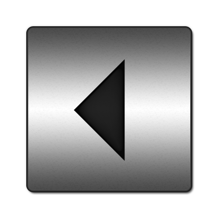 Black Arrow Back Button Icon