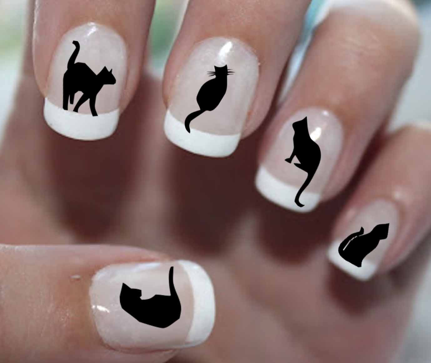 Black Cat Nail Art