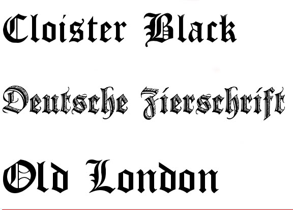 Black Metal Font