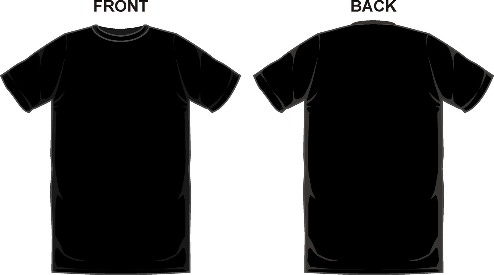 15 PSD T-Shirt Template Front And Back Images