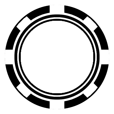 Blank Poker Chip Template