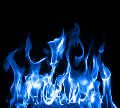 Blue Fire Flames