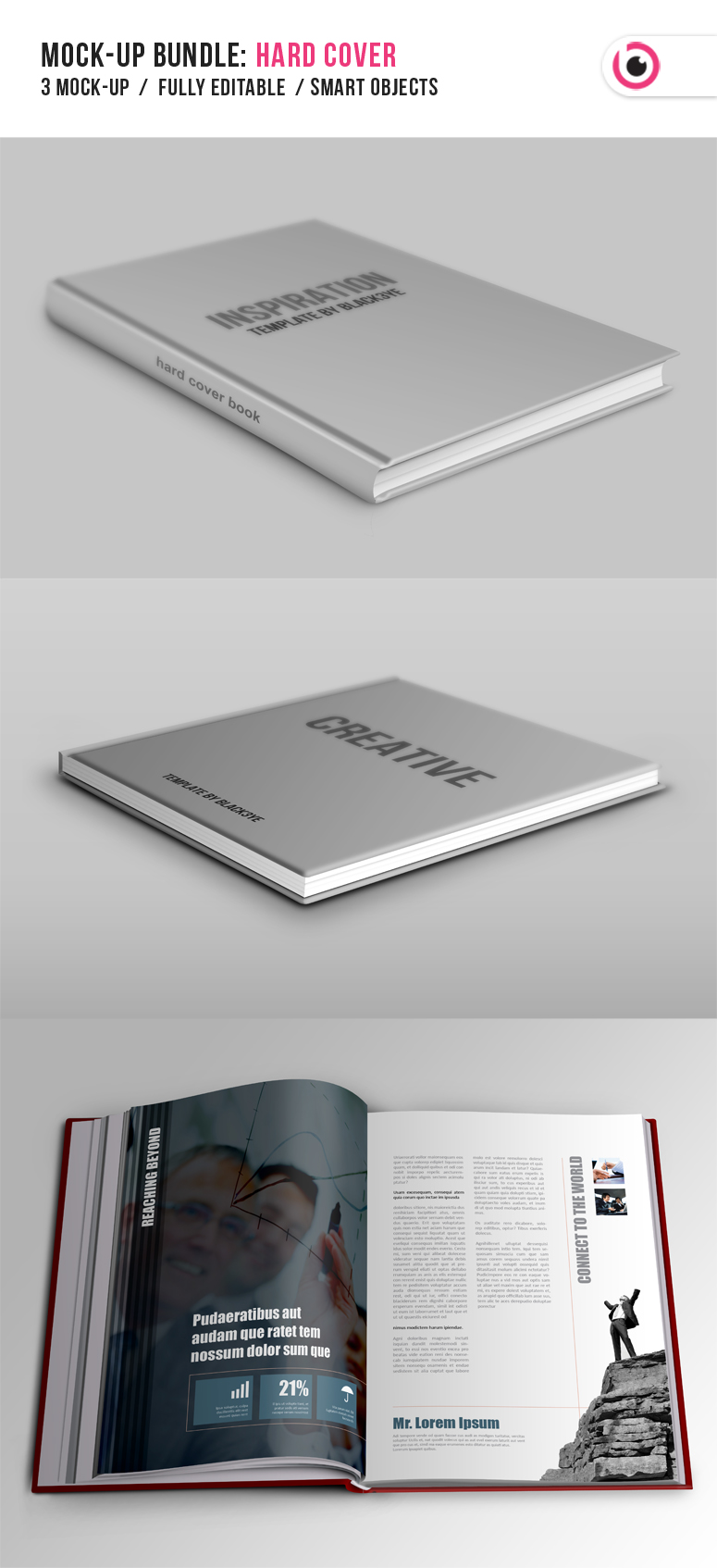 Book Cover Mock Up Template
