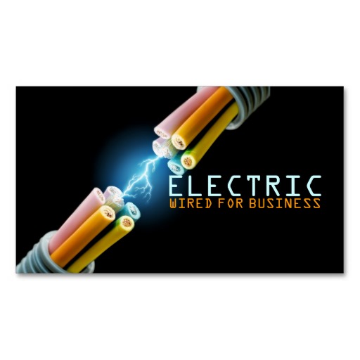 Business Card Electrical Wires