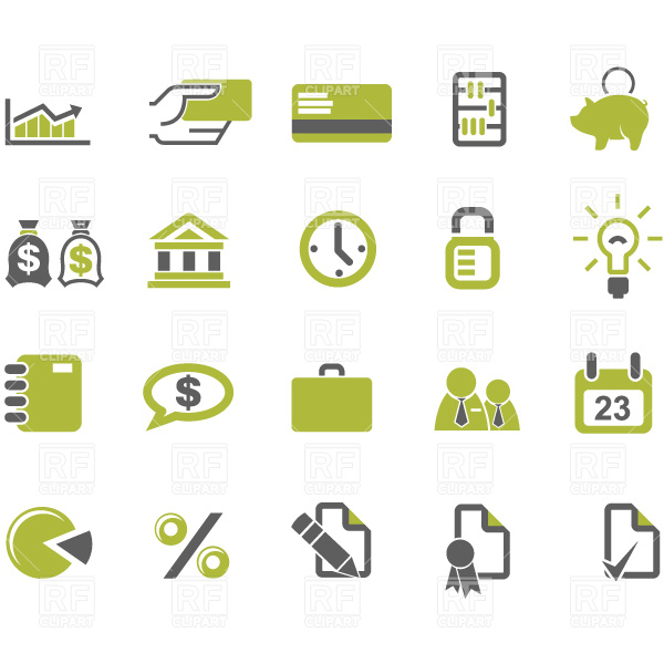 12 Free Clip Art Business Icons Images