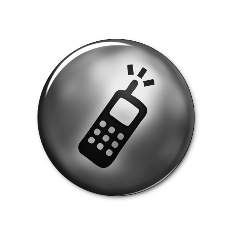 Cell Phone Icon Button Cell Phone Icon Button