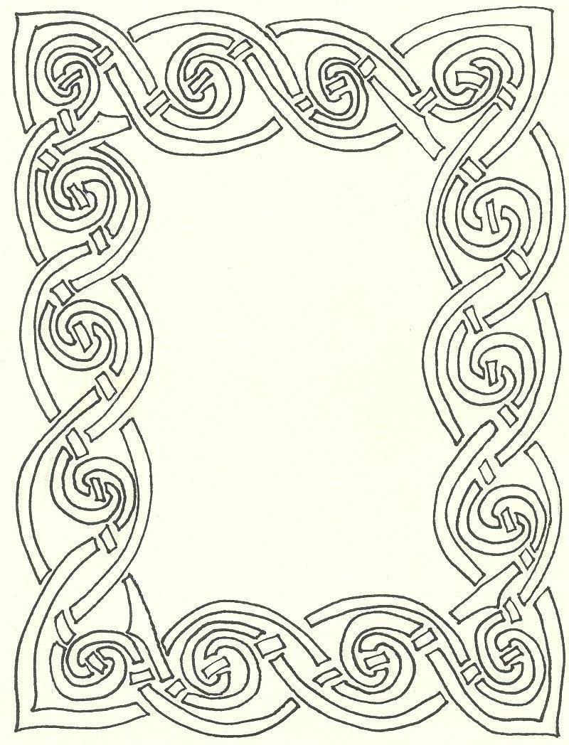 Celtic Knot Border