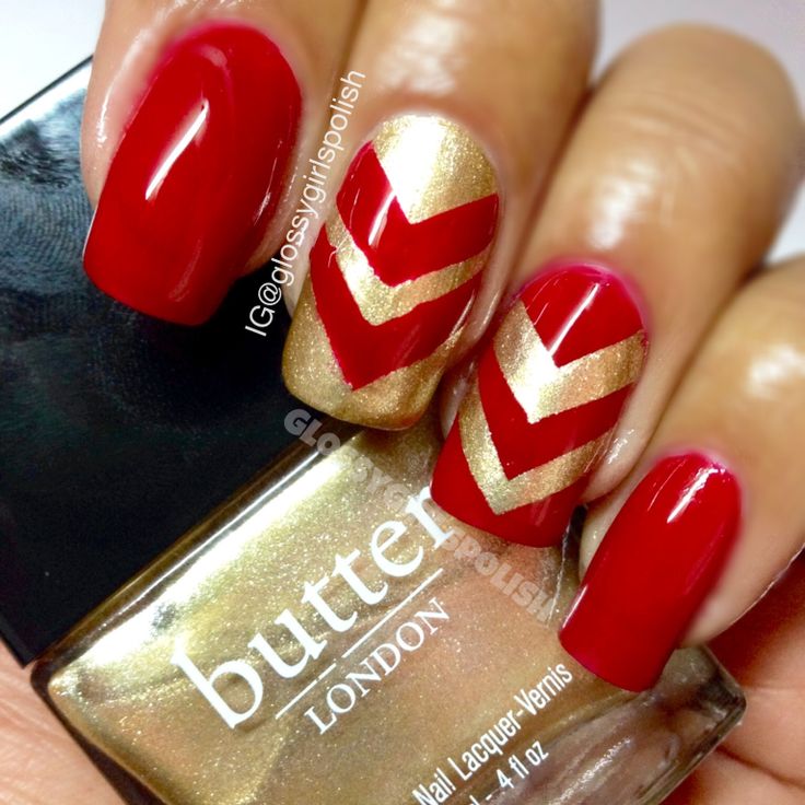 Chevron Nail Design Chevron Nail Design