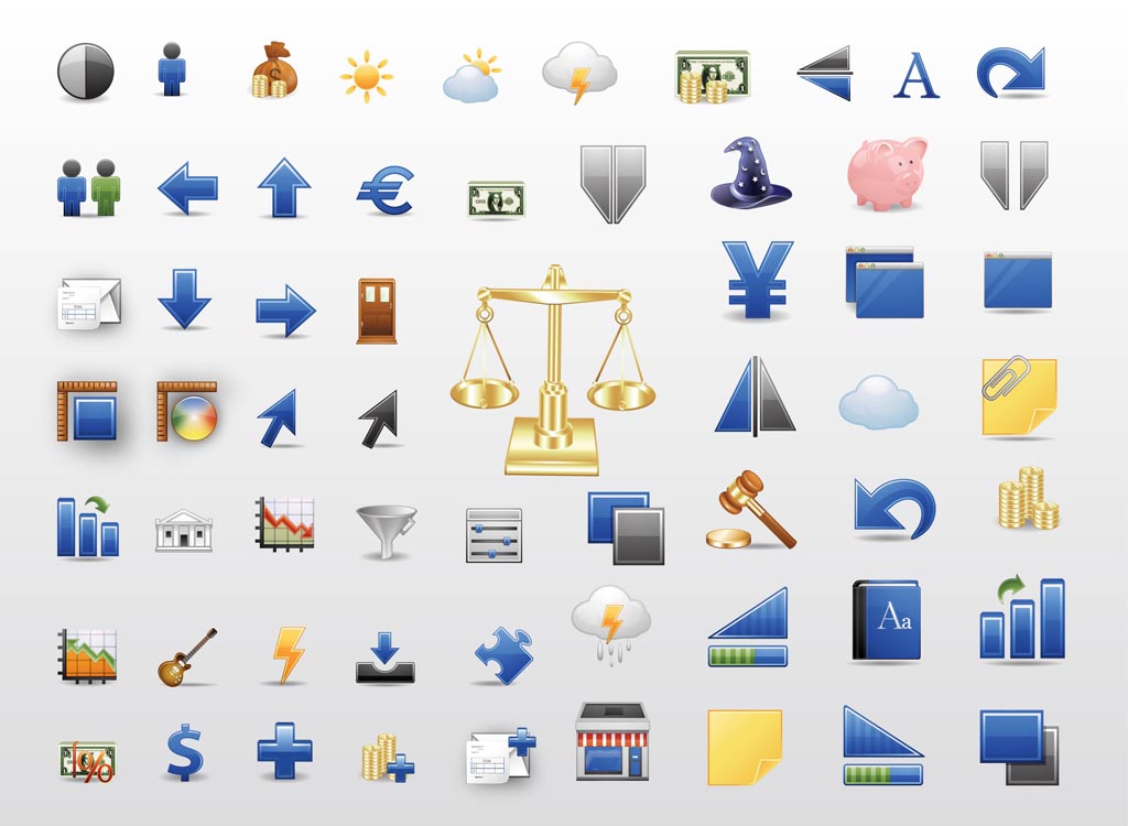Clip Art Business Icons Clip Art Business Icons