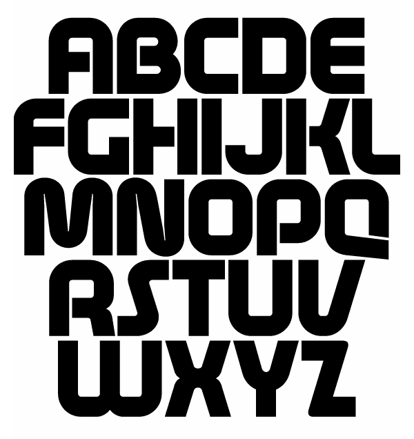 Cool Bold Letter Fonts