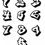Cool Number Fonts Graffiti Cool Number Fonts Graffiti