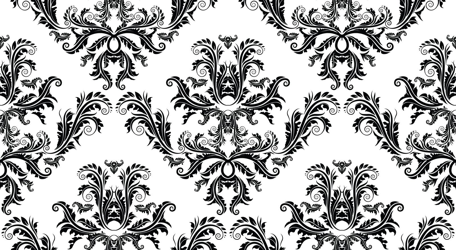 Damask Pattern Vector Free