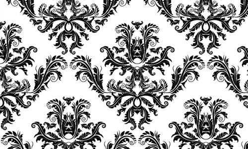 Damask Pattern Vector Free