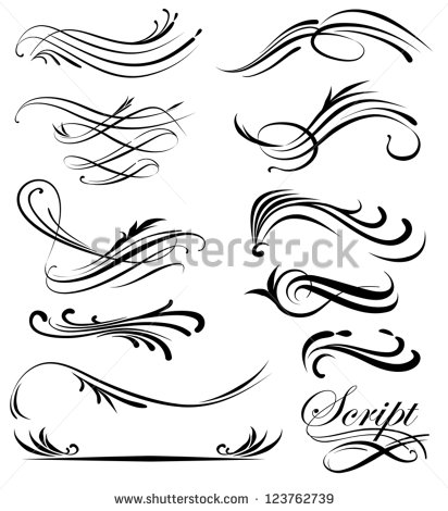 Decorative Line Vector Art