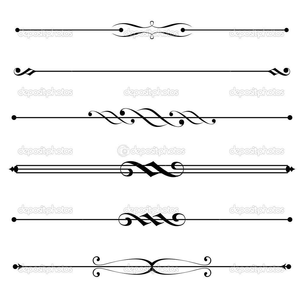 Decorative Page Dividers and Borders