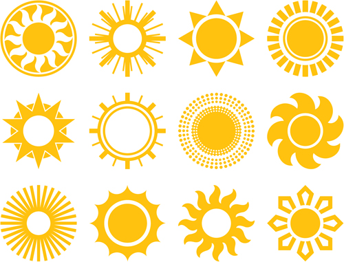 Design Elements Icons Sun
