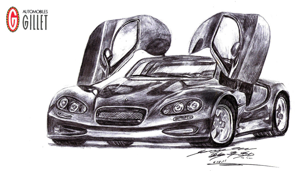 deviantART Exotic Car Drawing