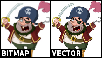 Difference Between Bitmap and Vector Graphics
