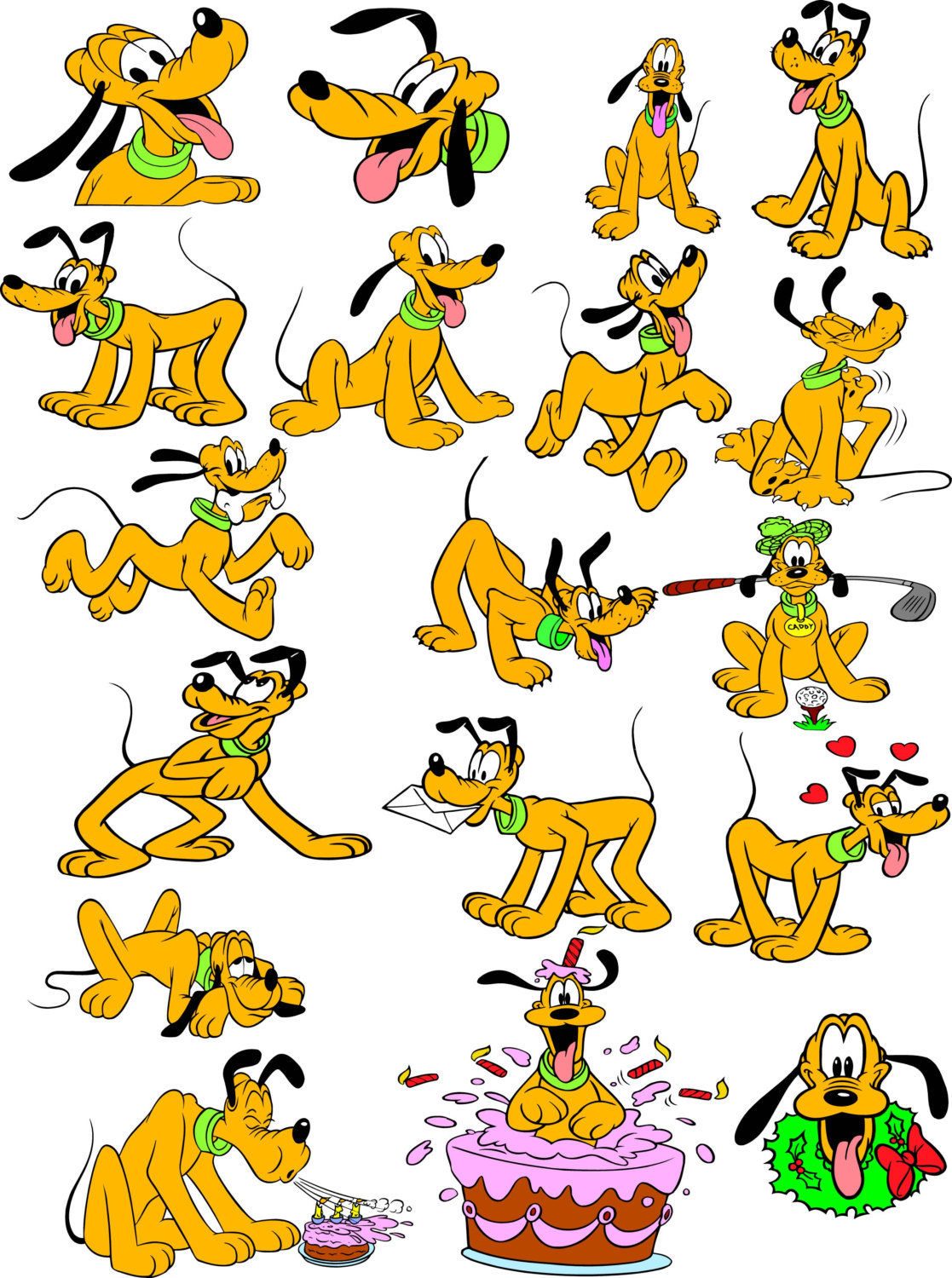 Disney Pluto Clip Art