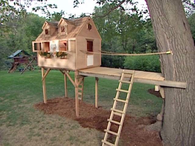DIY Kids Tree House Ideas