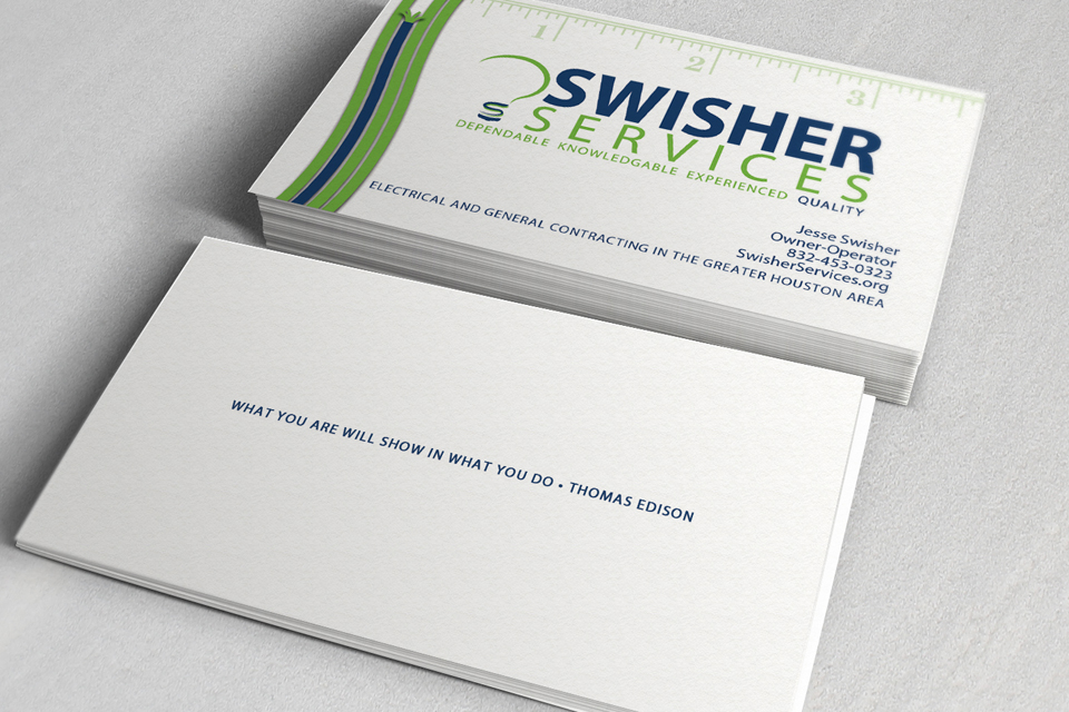 Electrical Business Card Design