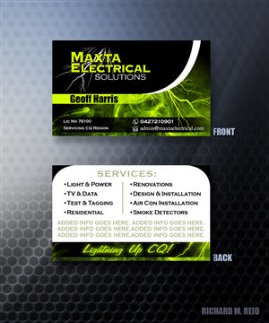 Electrical Company Business Cards