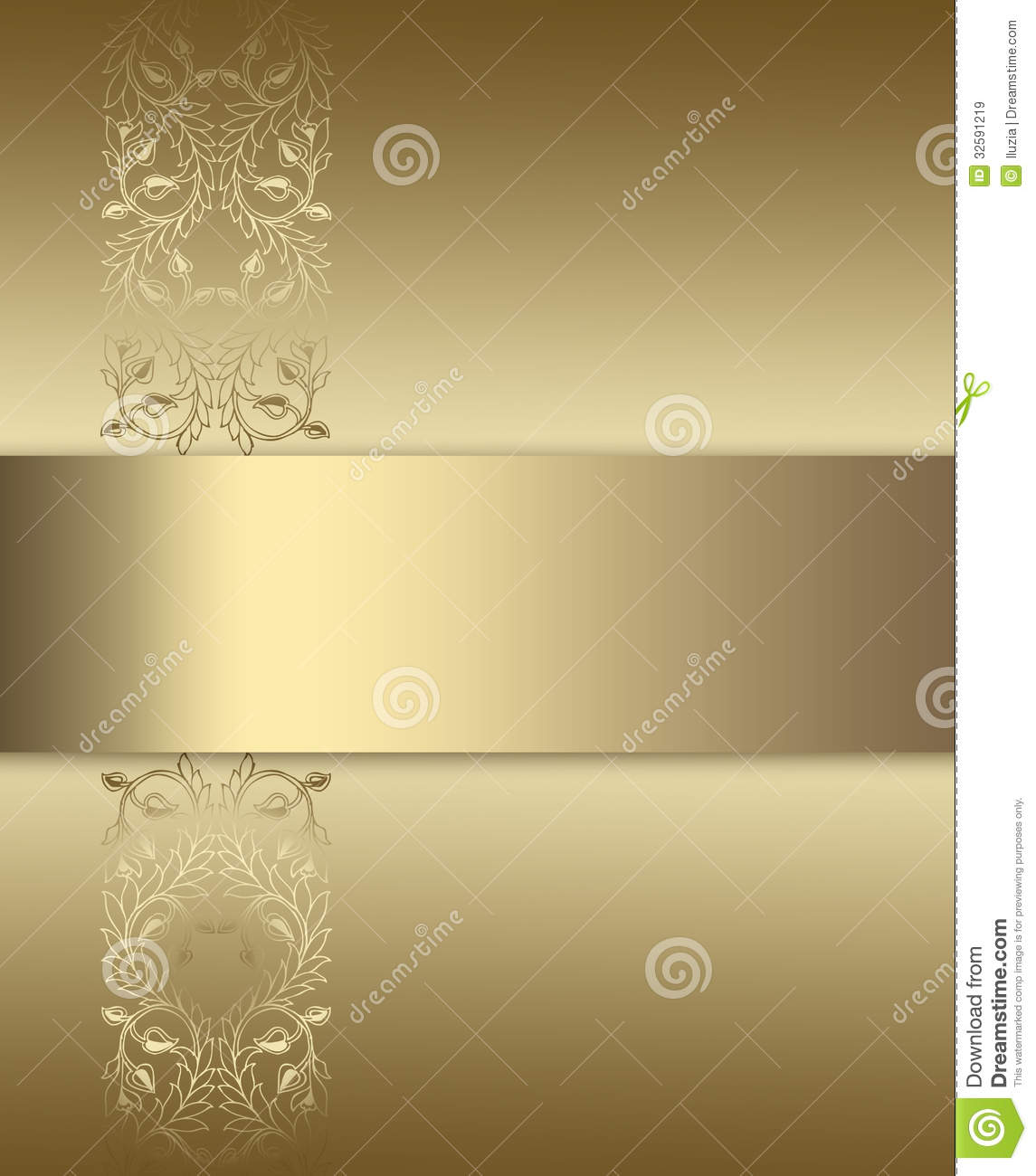Elegant Brown Gold Background Design