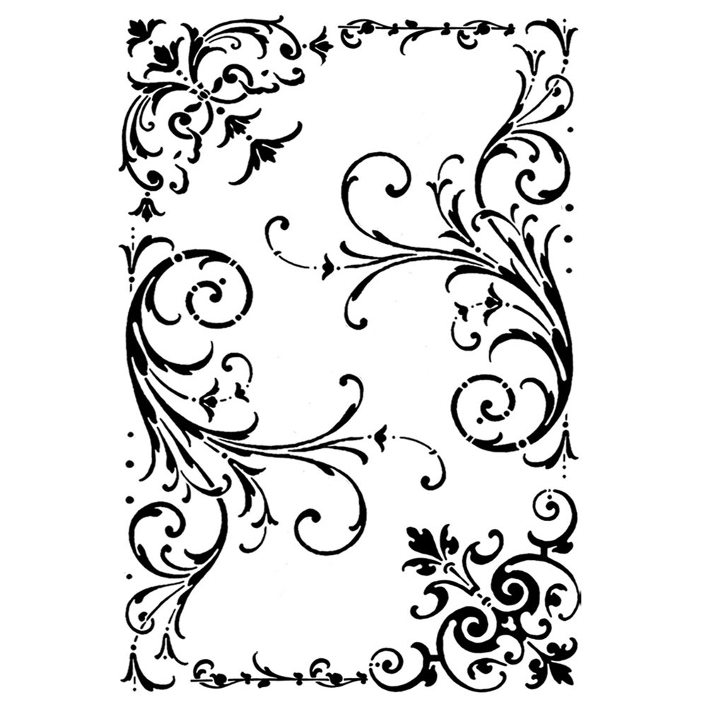 Elegant Swirl Designs Clip Art