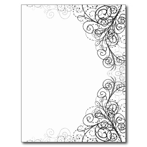 Elegant Swirl Designs Clip Art