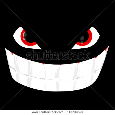 Evil Cartoon Face