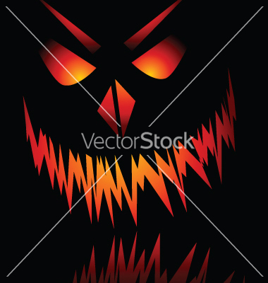 Evil Face Vector