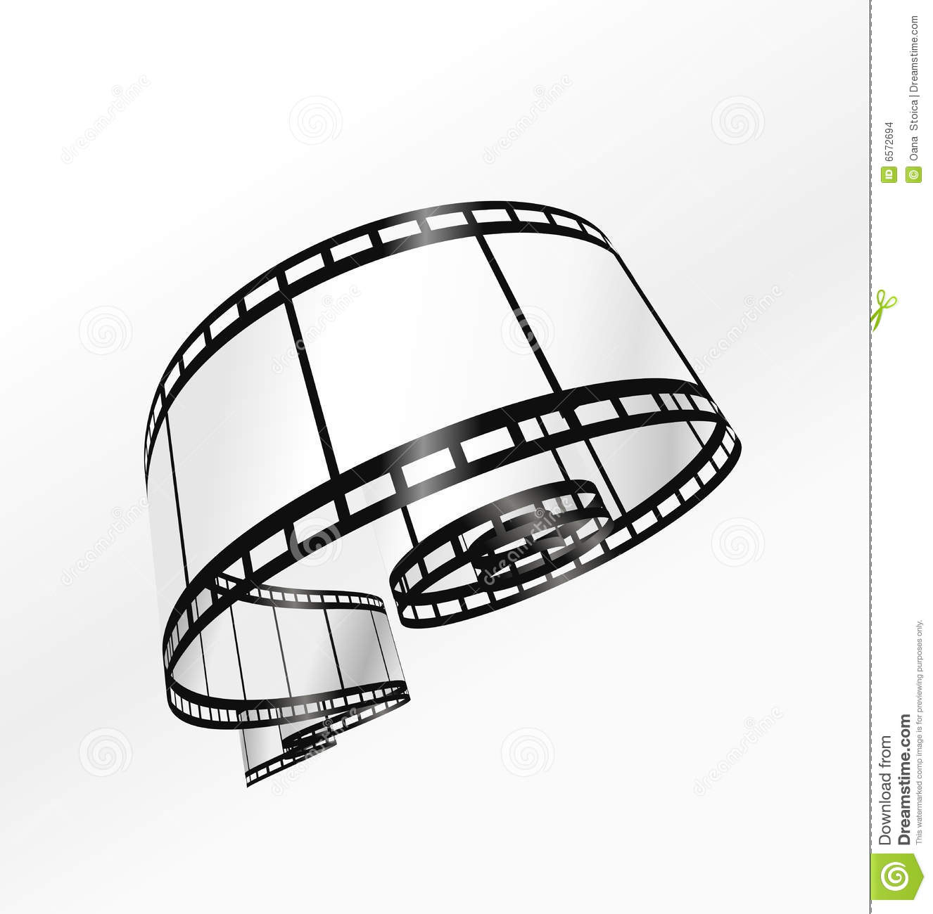 10 Film Strip Vector Images