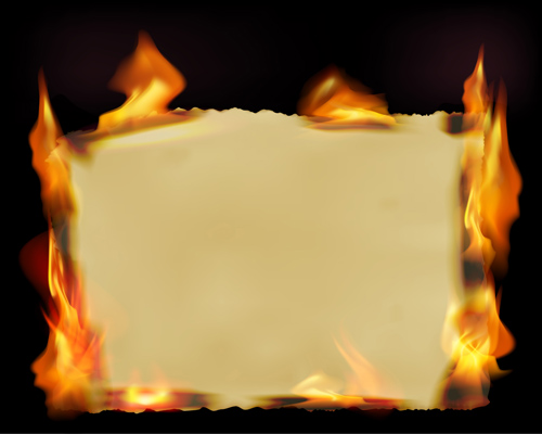 Fire Burning Paper Fire Burning Paper