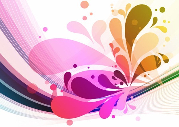 Floral Design Vector Art