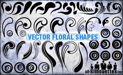 Floral Vector Shapes