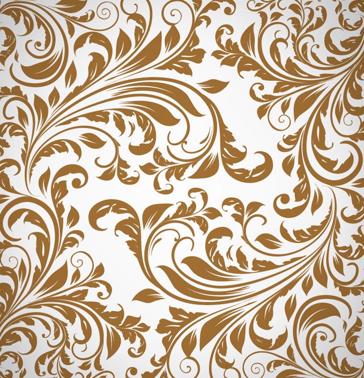16 Photos of Abstract Floral Pattern Vector Graphic