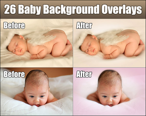 Free Baby Photoshop Overlays