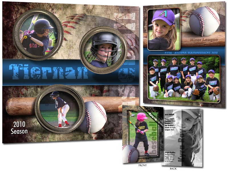 Free Baseball Photoshop Templates Sports