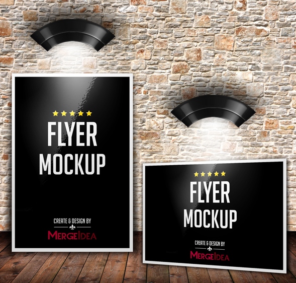 Free Flyer Mockup Template