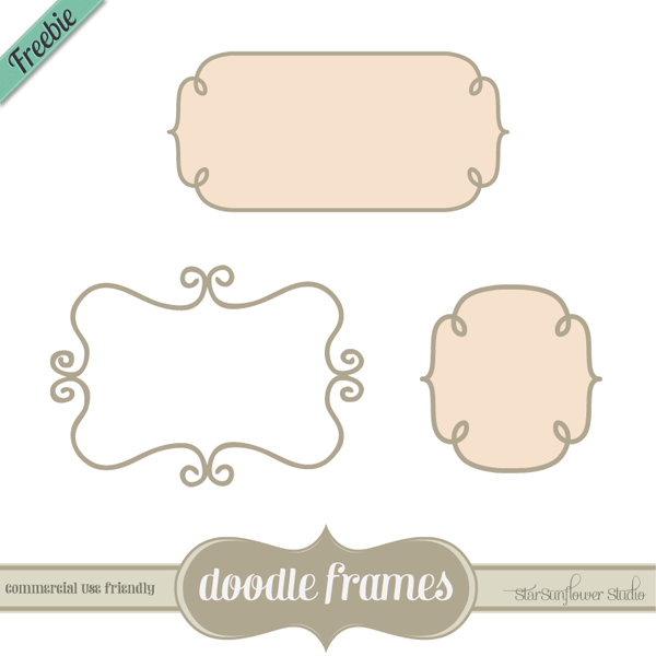 Free Label Clip Art Borders and Frames