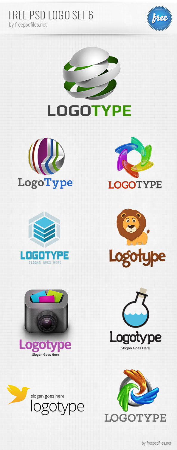 Free Logo Design Templates PSD Free Logo Design Templates PSD