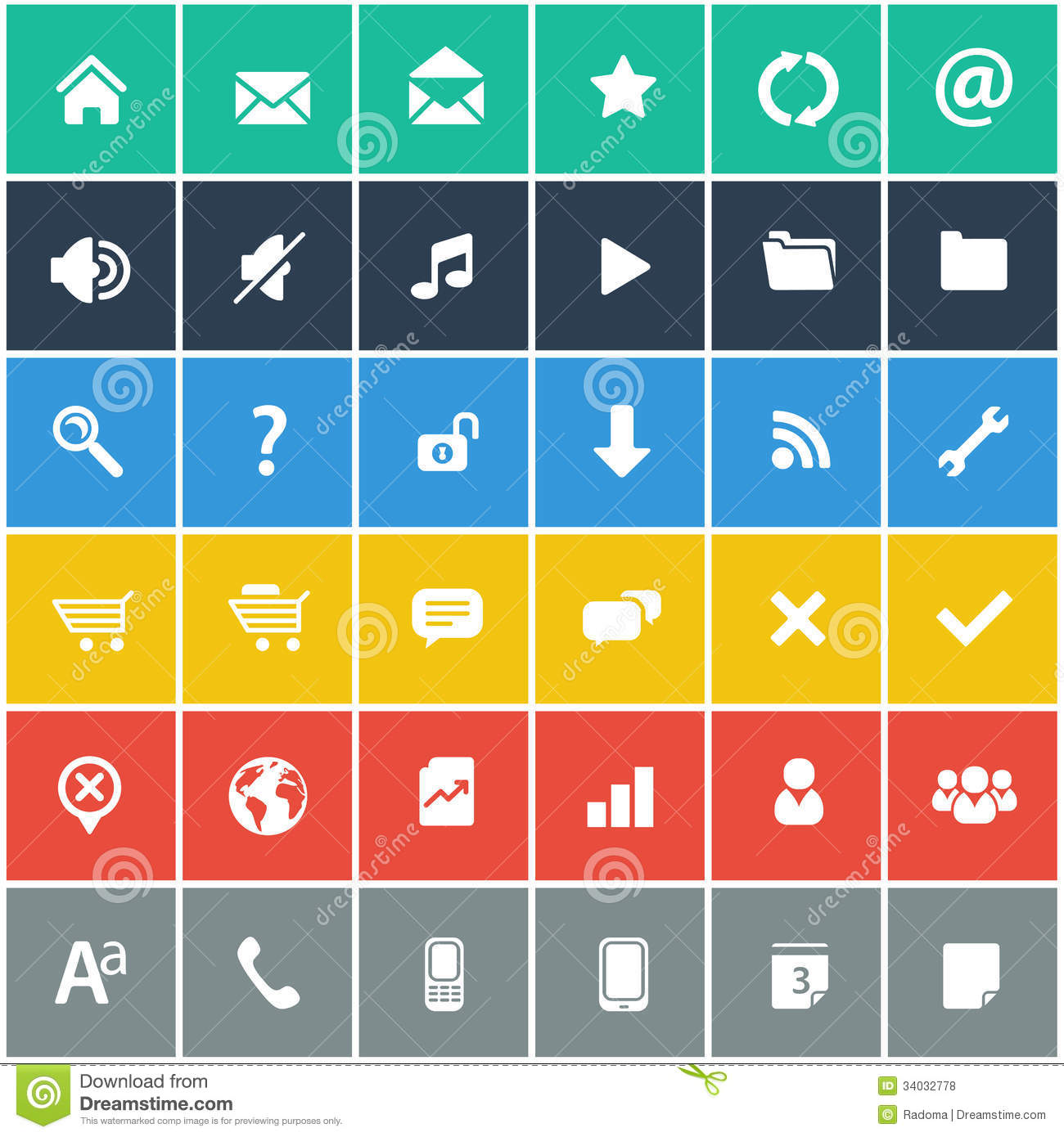 Free Mobile App Icon Set