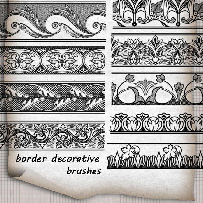 Free Photoshop Brushes Borders